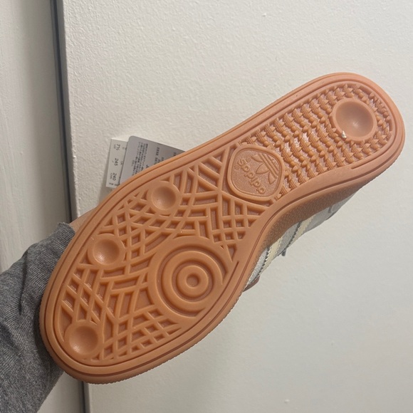 Adidas White Sneakers with Gum Sole - Picture 3 of 3